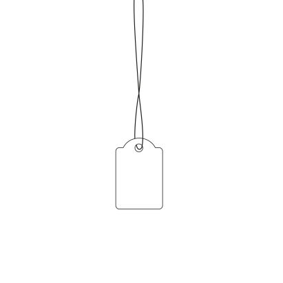 1000 Stück HERMA Warenanhänger, 18 x 28 mm, mit weißem Faden (6933) 1000 Stück HERMA Warenanhänger, 18 x 28 mm, mit weißem Faden (6933)