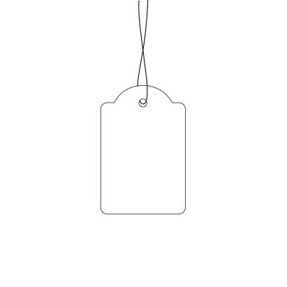 1000 Stück HERMA Warenanhänger, 32 x 50 mm, mit weißem Faden (6948) 1000 Stück HERMA Warenanhänger, 32 x 50 mm, mit weißem Faden (6948)
