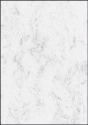 100 Stück Sigel Marmor-Papier, DP 371  A4, 90 g/qm, Feinpapier, grau