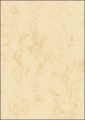 100 Stück Sigel Marmor-Papier, DP 372 A4, 90 g/qm, Feinpapier, beige 100 Stück Sigel Marmor-Papier, DP 372 A4, 90 g/qm, Feinpapier, beige