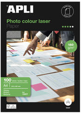 100 Blatt APLI 11817 Laser-Foto-Papier, DIN A4, 160 g/qm, hochglänzend 100 Blatt APLI 11817 Laser-Foto-Papier, DIN A4, 160 g/qm, hochglänzend