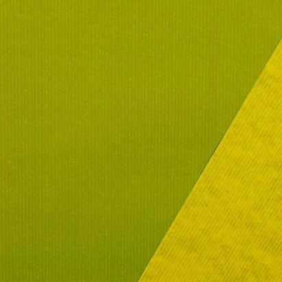 Geschenk- Kraftpapier 11012, Bicolor, limone / quitte, 250m, 60g/m²
