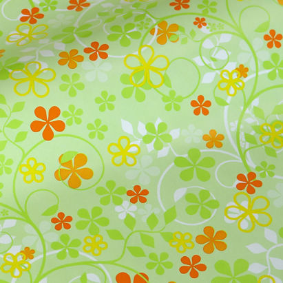 Geschenkpapier 116703, Spring Time, limette / limette, 250m, 70g/m²