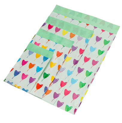 Papier Flachbeutel 116920F, Kraftpapier, Luftballons, 70g/m²