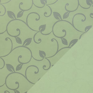 Geschenkpapier 118791, Le Jardin, mint-silber/mint, 250m, 70g/m²