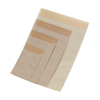 Papier Flachbeutel 86462F, Soft Pepita, cappuccino, 70g/m²
