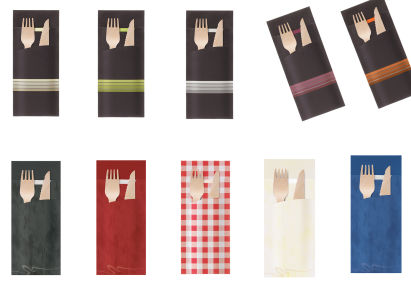 Bestecktaschen mit Serviette
