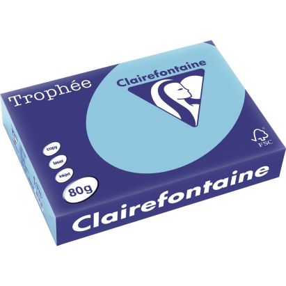 500 Blatt Kopierpapier Clairalfa Universal-Papier Trophée (Blau) DIN A4, 80 g/qm 500 Blatt Kopierpapier Clairalfa Universal-Papier Trophée (Blau) DIN A4, 80 g/qm
