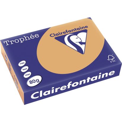 500 Blatt Kopierpapier Clairalfa Universal-Papier Trophée (Camel) DIN A4, 80 g/qm