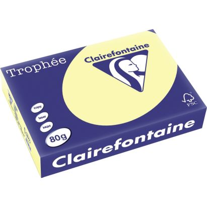 500 Blatt Kopierpapier Clairalfa Universal-Papier Trophée (Gelb) DIN A4, 80 g/qm 500 Blatt Kopierpapier Clairalfa Universal-Papier Trophée (Gelb) DIN A4, 80 g/qm