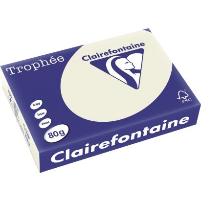 500 Blatt Kopierpapier Clairalfa Universal-Papier Trophée (Grau) DIN A4, 80 g/qm 500 Blatt Kopierpapier Clairalfa Universal-Papier Trophée (Grau) DIN A4, 80 g/qm