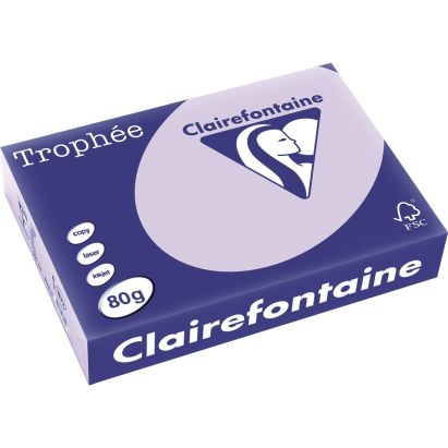 500 Blatt Kopierpapier Clairalfa Universal-Papier Trophée (Lila) DIN A4, 80 g/qm