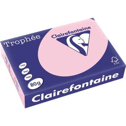 500 Blatt Kopierpapier Clairalfa Universal-Papier Trophée (Rosa) DIN A4, 80 g/qm 500 Blatt Kopierpapier Clairalfa Universal-Papier Trophée (Rosa) DIN A4, 80 g/qm