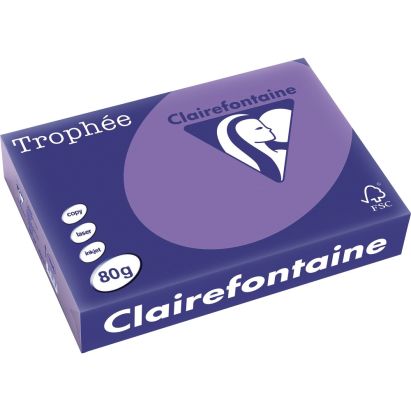500 Blatt Kopierpapier Clairalfa Universal-Papier Trophée (Violett) DIN A4, 80 g/qm 500 Blatt Kopierpapier Clairalfa Universal-Papier Trophée (Violett) DIN A4, 80 g/qm