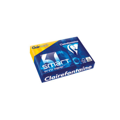 Clairefontaine 500 Blatt Kopierpapier Multifunktionspapier Clairmail, DIN A4, 60 g/qm, extra weiß