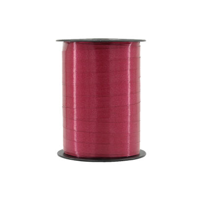 1 Rolle Präsent Geschenkband, Kräuselband, 10mm x 250m, bordeaux