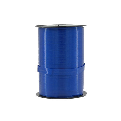 1 Rolle Präsent Geschenkband, Kräuselband, 10mm x 250m, dunkelblau
