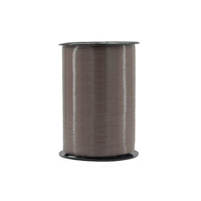 1 Rolle Präsent Geschenkband, Kräuselband, 10mm x 250m, dunkelbraun