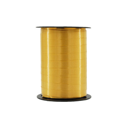 1 Rolle Präsent Geschenkband, Kräuselband, 10mm x 250m, gold 1 Rolle Präsent Geschenkband, Kräuselband, 10mm x 250m, gold