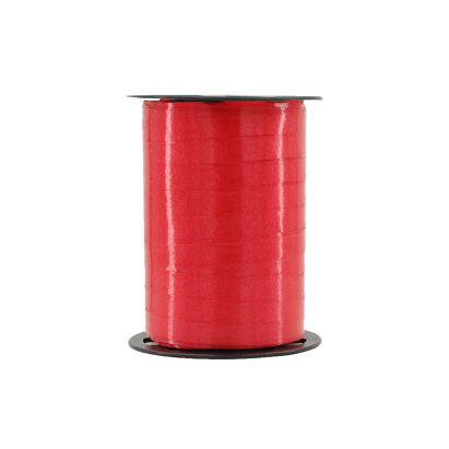 1 Rolle Präsent Geschenkband, Kräuselband, 10mm x 250m, rot