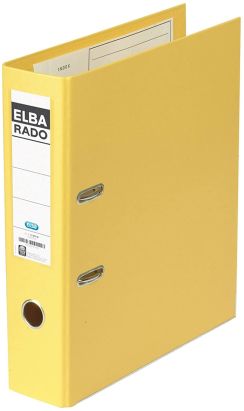 1 Stück ELBA Ordner rado brillant, Rückenbreite: 80 mm, gelb (10417)