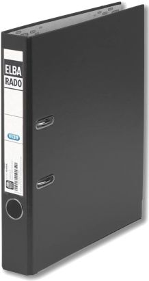 1 Stück ELBA Ordner rado plast, Rückenbreite: 50 mm, schwarz (10494) PVC