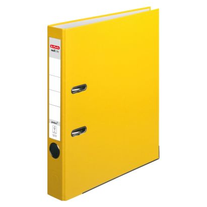 25 Stück herlitz Ordner maX.file protect, Rückenbreite: 50 mm, gelb (5451307) 25 Stück herlitz Ordner maX.file protect, Rückenbreite: 50 mm, gelb (5451307)