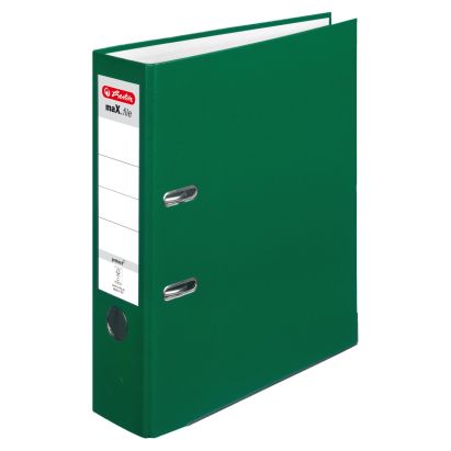 20 Stück herlitz Ordner maX.file protect, Rückenbreite: 80 mm, grün (5480504)