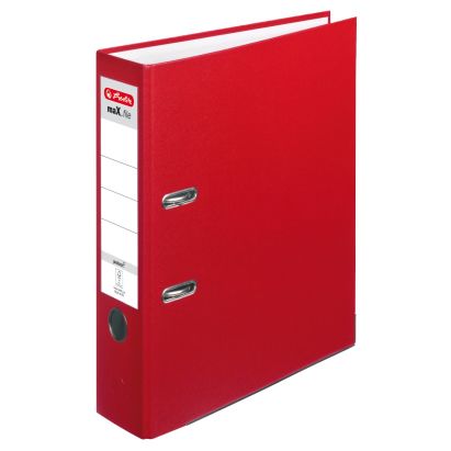 20 Stück herlitz Ordner maX.file protect, Rückenbreite: 80 mm, rot (5480306)