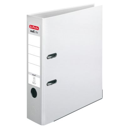 20 Stück herlitz Ordner maX.file protect, Rückenbreite: 80 mm, weiß (5480710)