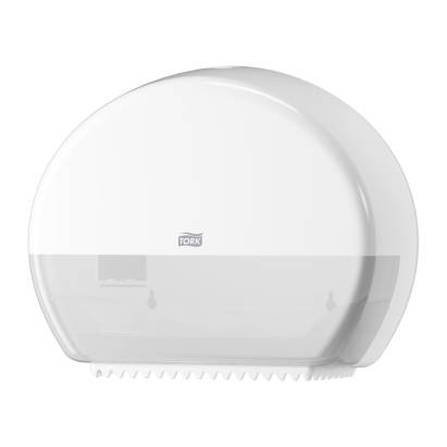 1 Stück Tork 555000 Mini Jumbo Toilettenpapierspender Elevation T2, Kunststoff, weiß 1 Stück Tork 555000 Mini Jumbo Toilettenpapierspender Elevation T2, Kunststoff, weiß