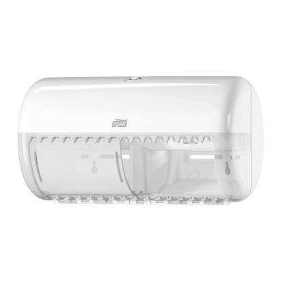 1 Stück Tork 557000 Toilettenpapierspender Elevation T4, Kunststoff, weiß 1 Stück Tork 557000 Toilettenpapierspender Elevation T4, Kunststoff, weiß