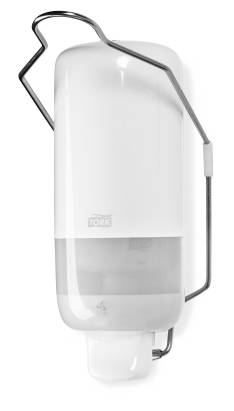 1 Stück Tork 560100 Seifenspender Elevation S1, mit Armhebel, Kunststoff, weiß 1 Stück Tork 560100 Seifenspender Elevation S1, mit Armhebel, Kunststoff, weiß