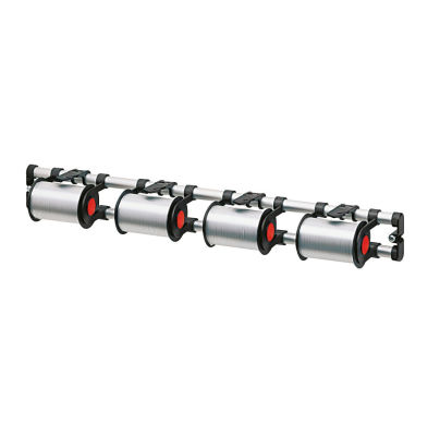 1 Stück Wand- Bandabroller VARIO für 4 Spulen, mit Abschneidemesser 1 Stück Wand- Bandabroller VARIO für 4 Spulen, mit Abschneidemesser