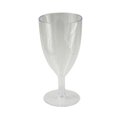 10 Stück Einweg-Weinglas 0,2l, glasklar, mit Steckfuß (inkl. EWKF Gebühr)