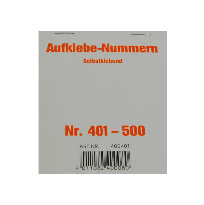 100 Stück Aufklebenummern, selbstklebend, Gewinn 401-500 100 Stück Aufklebenummern, selbstklebend, Gewinn 401-500