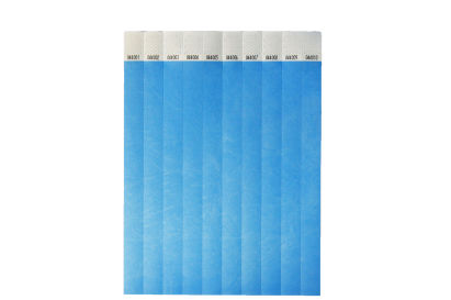 100 Stück Eintrittsbänder, Eintrittskontroller, neonblau 100 Stück Eintrittsbänder, Eintrittskontroller, neonblau