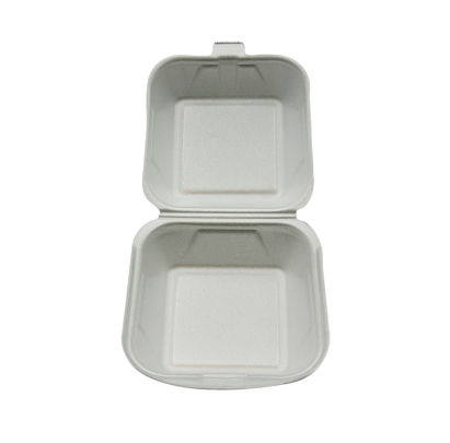 100 Stück Warmhalte- Hamburger Box XPS IP7 , klein, 120x120x74mm, weiß