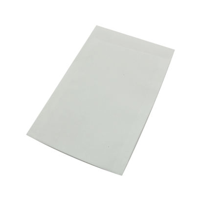 1000 Stück Papier Flachbeutel Nr. 7, 13x18+2cm, 50g/qm, aus gebl. Kraftpapier, weiß