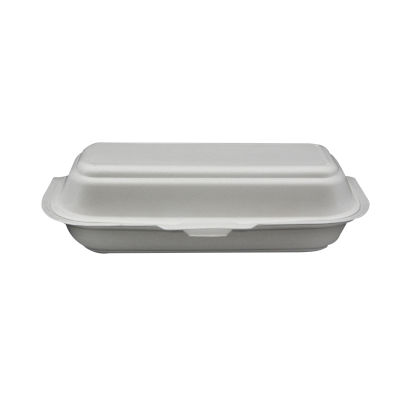 125 Stück XPS Hot Dog Warmhalte- Menübox 200x83x64mm, weiß