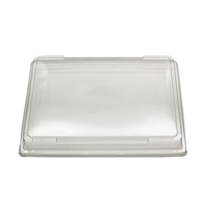200 Stück Sushi- Tray, Sushi Schale, schwarz mit Deckel, Größe XXL, 170x90x45mm (414)
