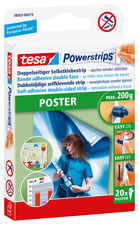 20 Stück tesa Powerstrips POSTER, Haltekraft: max. 0,2 kg 20 Stück tesa Powerstrips POSTER, Haltekraft: max. 0,2 kg