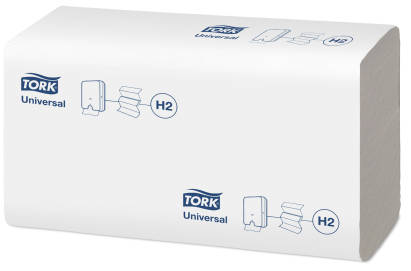 4830 Stück Tork 150100 Xpress Multifold Handtücher, H2, 1-lagig, weiß, Universal