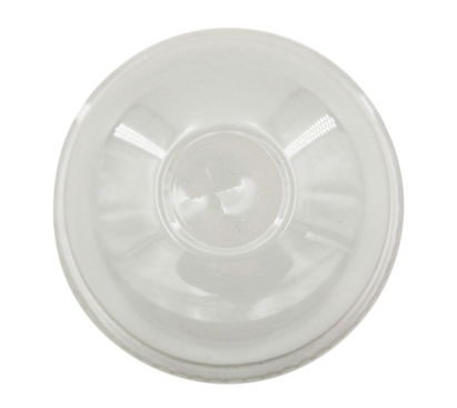 50 Stück APET Dom Deckel, Ø95mm, mit Kreuzschlitz, transparent, für Smoothie Becher 260ml - 500ml