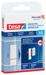 9 Stück tesa Powerstrips Klebestreifen für Fliesen und Metall bis 2kg