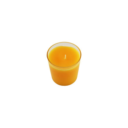 1 Stück Duni Switch & Shine Kerzen Nachfüller für Kerzengläser, gelb