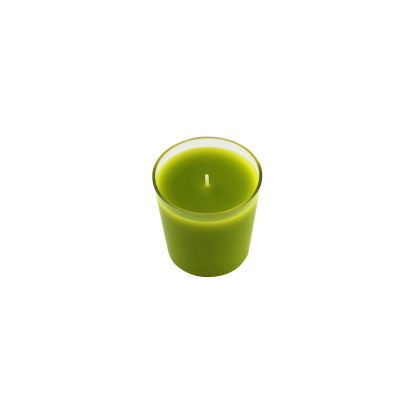 1 Stück Duni Switch & Shine Kerzen Nachfüller für Kerzengläser, Kiwi grün