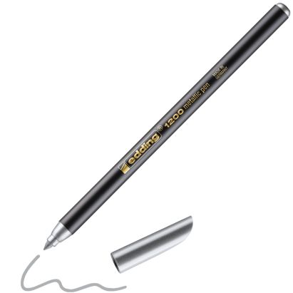 1 Stück edding 1200 colorpen, metallic silber 1 Stück edding 1200 colorpen, metallic silber
