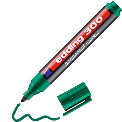 1 Stück edding 300 Permanentmarker, grün 1 Stück edding 300 Permanentmarker, grün