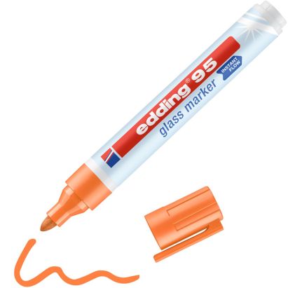 1 Stück edding 95 Glasmarker, orange 1 Stück edding 95 Glasmarker, orange